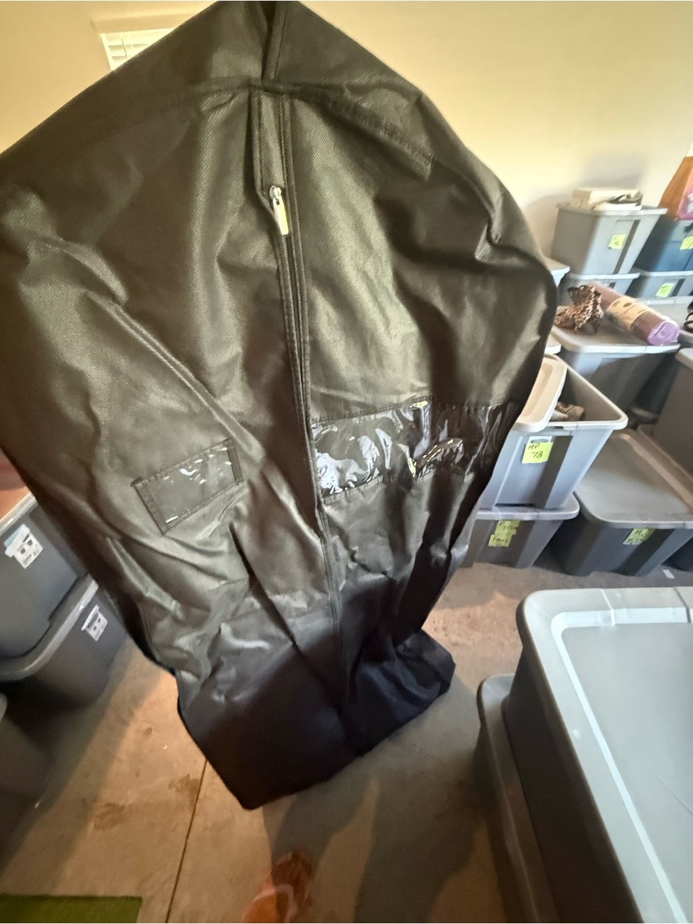 Black Garment Travel Cover Jacket Protector mp78